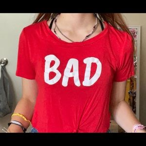 BAD red shirt